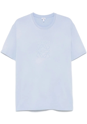 LOEWE Anagram-embroidered T-shirt - Blue