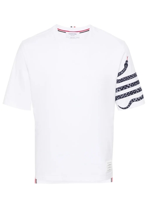 Thom Browne snake-embroidery cotton T-shirt - White