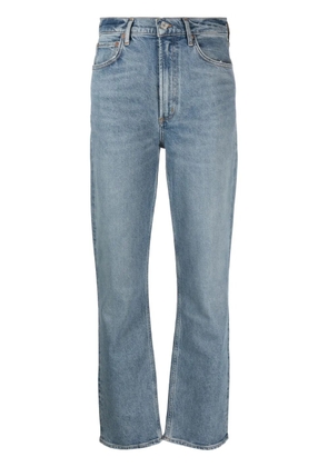 AGOLDE high-rise straight-leg jeans - Blue