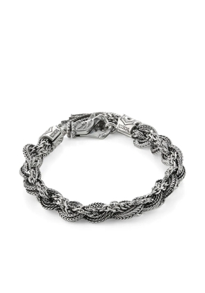 Emanuele Bicocchi medium round braid bracelet - Silver