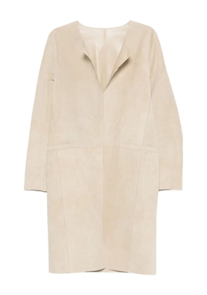 TOTEME suede coat - Neutrals