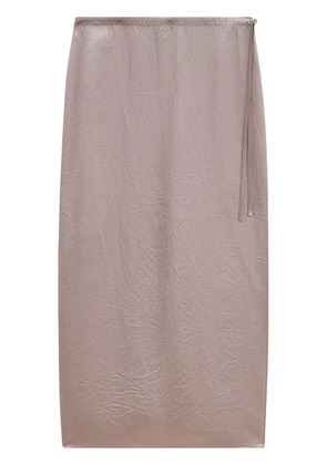 Filippa K crinkled pencil skirt - Neutrals