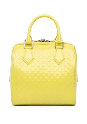 Louis Vuitton Pre-Owned 2013 Damier Facette Speedy Cube PM satchel - Yellow