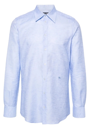 Dolce & Gabbana embroidered-logo shirt - Blue