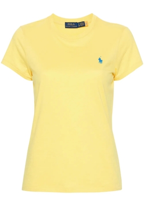 Polo Ralph Lauren Polo Pony-embroidered cotton T-shirt - Yellow