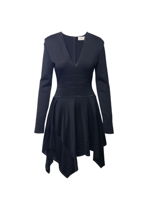 Alexandre Vauthier waterfall hem dress - Black