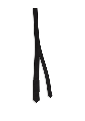 Saint Laurent monogram tie - Black