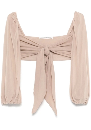 Philosophy Di Lorenzo Serafini sweetheart-neck top - Neutrals