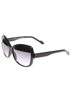 Courrèges bi-colour sunglasses - Black