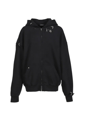 We11done zip-up hoodie - Black