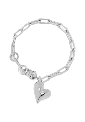 Jenny Bird heart-pendant chain bracelet - Silver