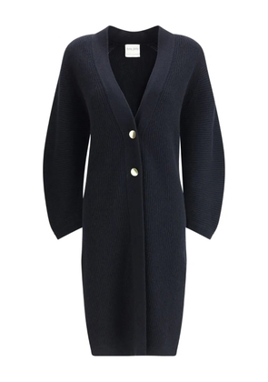 Forte Forte ribbed button-up cardi-coat - Blue