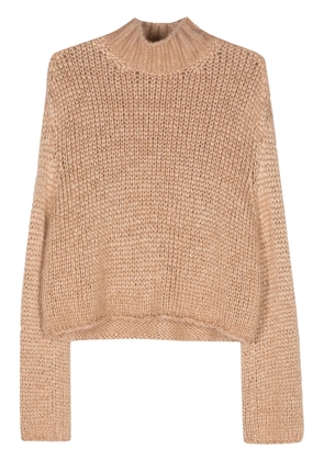 Forte Forte high-neck jumper - Neutrals