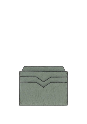 Valextra textured leather cardholder - Green