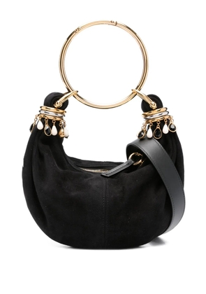 Chloé mini Bracelet suede bag - Black