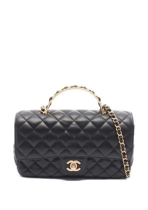 CHANEL Pre-Owned 2021s Matelassé leather tote bag - Black