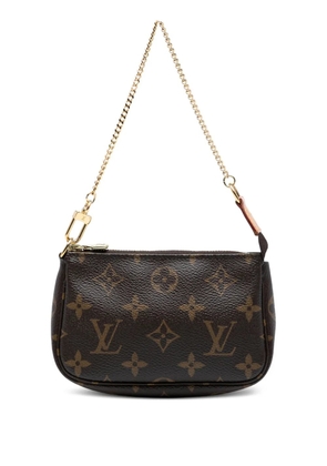 Louis Vuitton Pre-Owned 2020 Monogram Mini Pochette Accessoires handbag - Brown