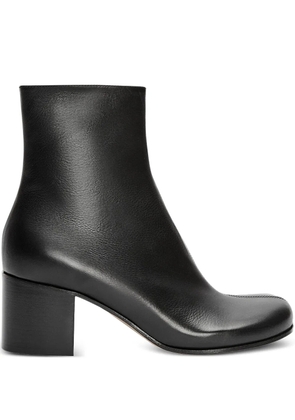 LOEWE 60mm leather block-heel ankle boots - Black