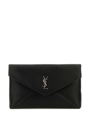 Saint Laurent large envelope pouch - Black