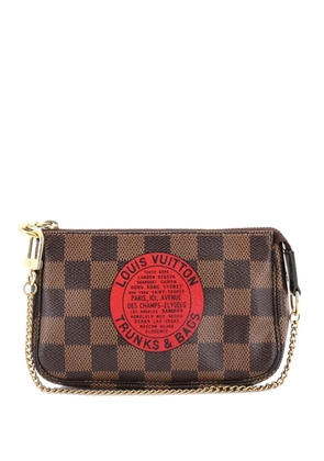 Louis Vuitton Pre-Owned Pochette Accessoires Limited Edition Damier Mini clutch bag - Brown