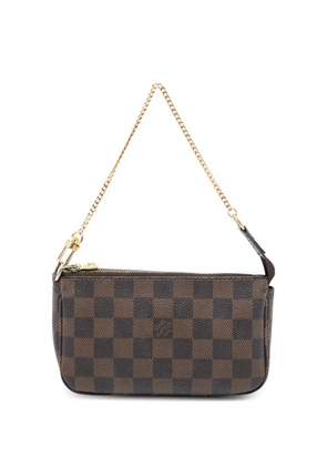 Louis Vuitton Pre-Owned 2004 Damier Ebene Mini Pochette Accessoires shoulder bag - Brown