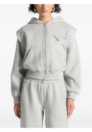 Manière De Voir Louna zip-up hoodie - Grey