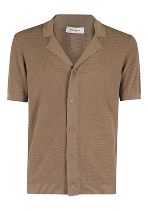 Kangra cotton-blend shirt - Brown