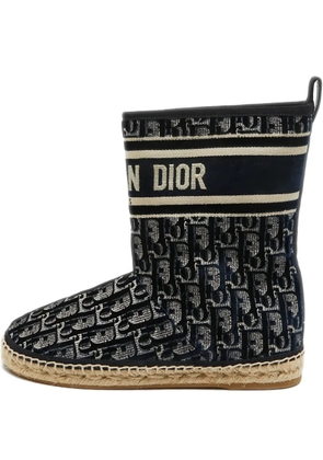 Christian Dior Pre-Owned Granville espadrille boots - Black