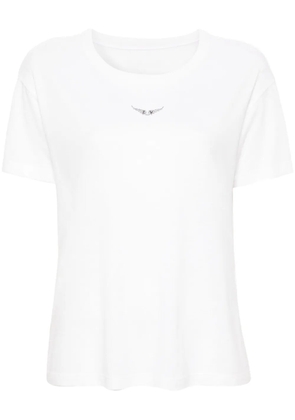 Zadig&Voltaire Marta wings-appliqué T-shirt - White