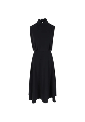 ASPESI tie-neck dress - Black