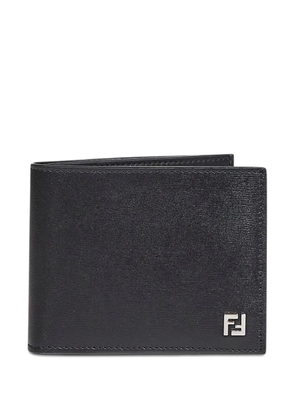 FENDI squared metal wallet - Black