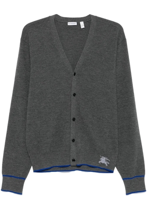 Burberry Equestrian Knight cardigan - Grey