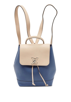 Louis Vuitton Pre-Owned Lock Me leather LV twist lock backpack - Blue