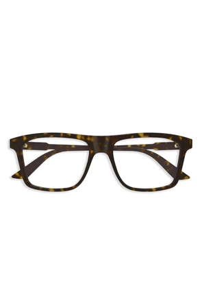 Gucci Eyewear square-frame glasses - Brown