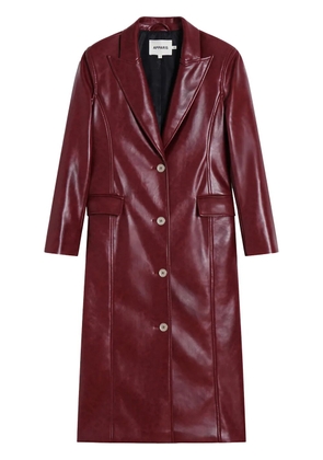 Apparis Lauren single-breasted coat - Red