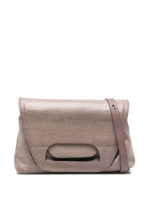 Cecchi De Rossi cut-out flap shoulder bag - Purple