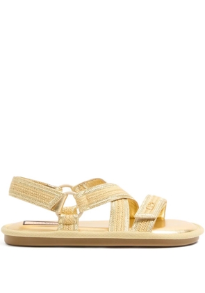 Valentino Garavani Lake Powell embroidered sandals - Yellow