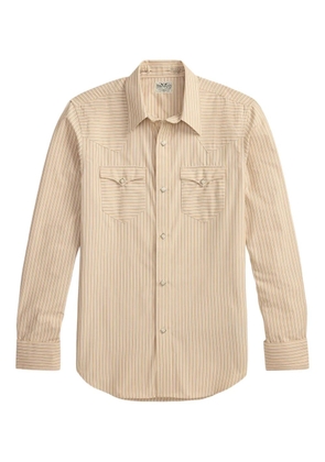 Ralph Lauren RRL flap-pocket striped shirt - Neutrals