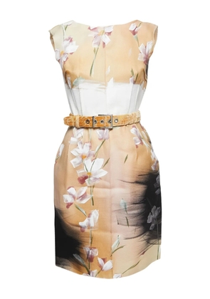 Dolce & Gabbana Pre-Owned floral-print dress - Neutrals