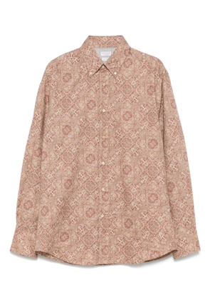 Brunello Cucinelli paisley-print shirt - Brown