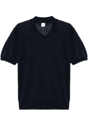 Eleventy linen polo shirt - Blue