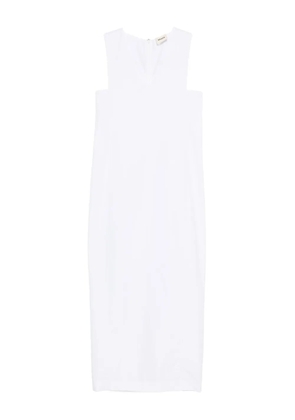 KHAITE Avery midi dress - White