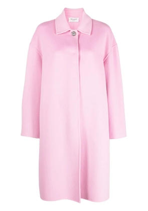 Philosophy Di Lorenzo Serafini rhinestone-button single-breasted coat - Pink