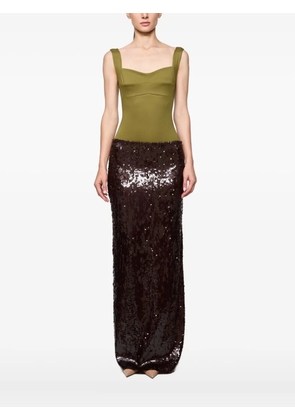 Atu Body Couture corset-style bodysuit - Green