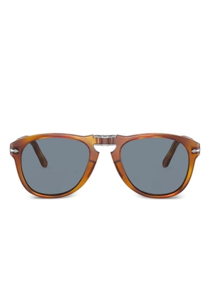 Persol folding-frame acetate sunglasses - Brown