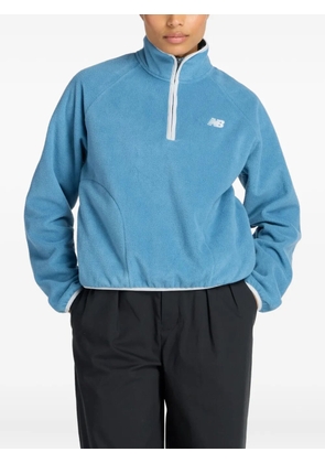New Balance half-zip fleece sweatshirt - Blue