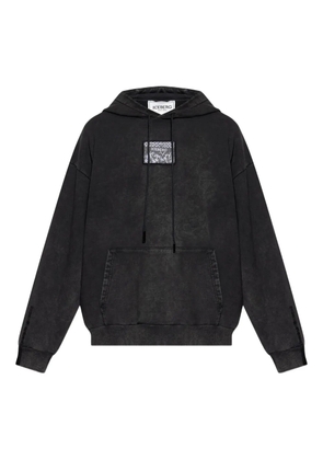 Iceberg logo-patch hoodie - Grey