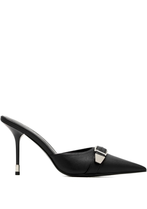 Femme La Venetia pointed-toe mules - Black