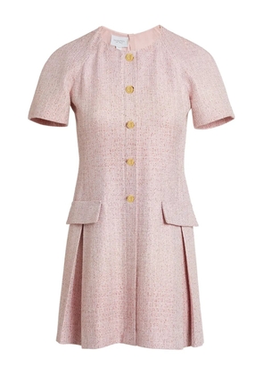Giambattista Valli button pocket mini dress - Pink