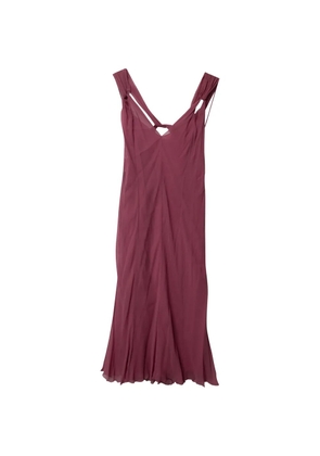 Alberta Ferretti Vintage silk mini dress - Red